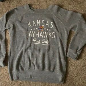 Kansas Jayhawks Pressbox Crewneck!